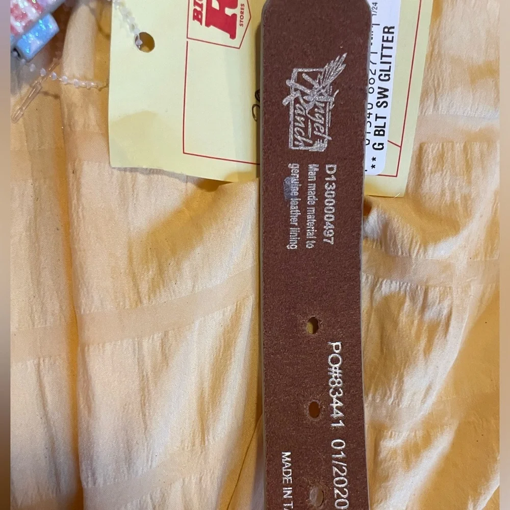 NWTS Angel Ranch‎ Western Belt Aztec Cowgirl Rodeo size 26 Kids 10 12 14 16